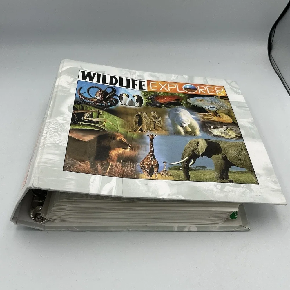 Lot of 2 Wildlife Explorer Binders with Lots of Cards See Description